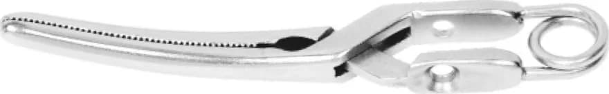 L8825B Clip with Tooth, Curved 25 mm for Laparoscopic Surgery