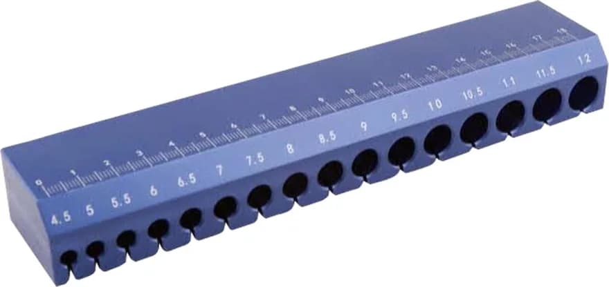 C5112 Sizer Block, Slotted 4.5-12 mm for Arthroscopic Surgery