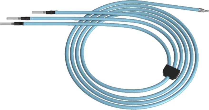 CB0735206 Light Guide Cable 7 mm Fiber, 3.5 mm Outlet, 2 m, Connector Type F, Blue Sheath