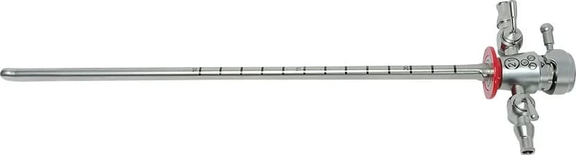 S2123B cystoscope sheath 21 Fr × 230 mm with obturator, red colour ring
