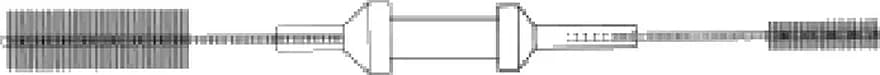 EA1002 Single-Use Double-Ended Cleaning Brush