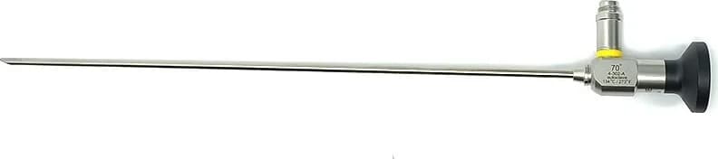 4302.70 rigid endoscope 4 mm × 302 mm, 70° view, yellow colour ring