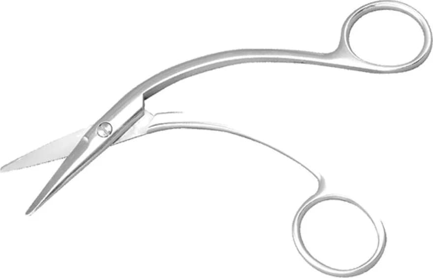 S7006 Nose Piece Scissors (Middle Bound) for ENT Endoscopy