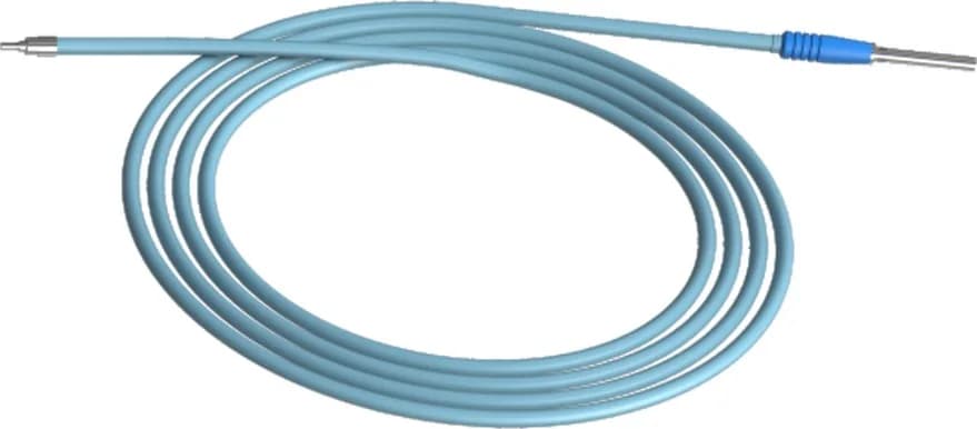 CB0735201 Light Guide Cable 7 mm Fiber, 3.5 mm Outlet, 2 m, Connector Type A, Blue Sheath