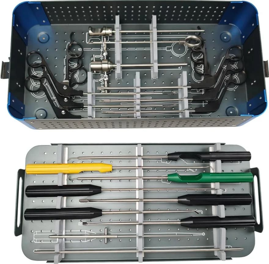 K9104 Hip Instruments Sterilization Box for Arthroscopic Surgery