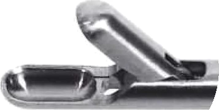 R252600CS Nucleus Pulposus Forceps Ø2.5 mm × 260 mm, 0°