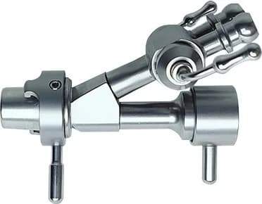 B4352 cystoscope bridge, two 3.5 mm channels in an angled port block