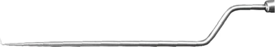 E2013 Cerumen Hook (Gun Type) for ENT Endoscopy