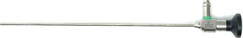 4302.00W rigid endoscope 4 mm × 302 mm, 0° wide field, green colour ring