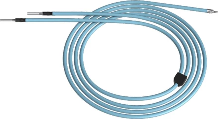 CB0735205 Light Guide Cable 7 mm Fiber, 3.5 mm Outlet, 2 m, Connector Type E, Blue Sheath