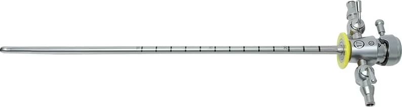 S1723B cystoscope sheath 17 Fr × 230 mm with obturator, yellow colour ring