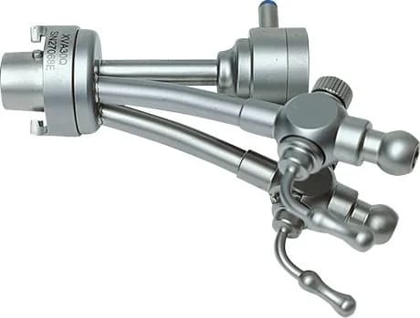 B4362 cystoscope bridge, two 3.5 mm channels on curved tubes