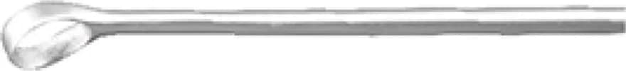 S9320 Sinus Curette 30° (with Hole), Size L